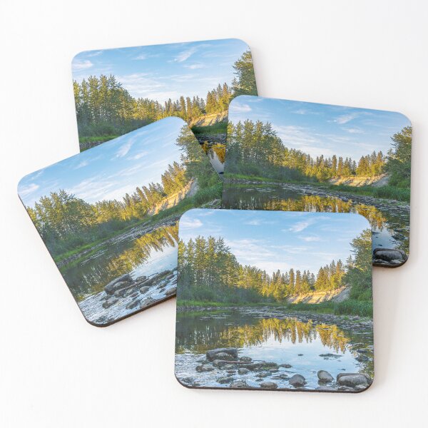 Item preview, Peaceful Alberta River and Forest Landscape designed and sold by Amy Mitchell.