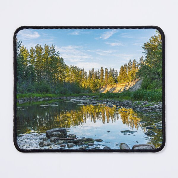 Item preview, Peaceful Alberta River and Forest Landscape designed and sold by Amy Mitchell.