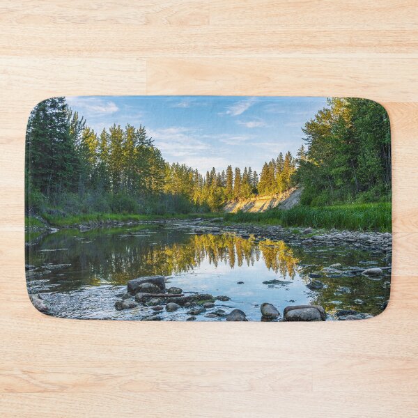 Item preview, Peaceful Alberta River and Forest Landscape designed and sold by Amy Mitchell.