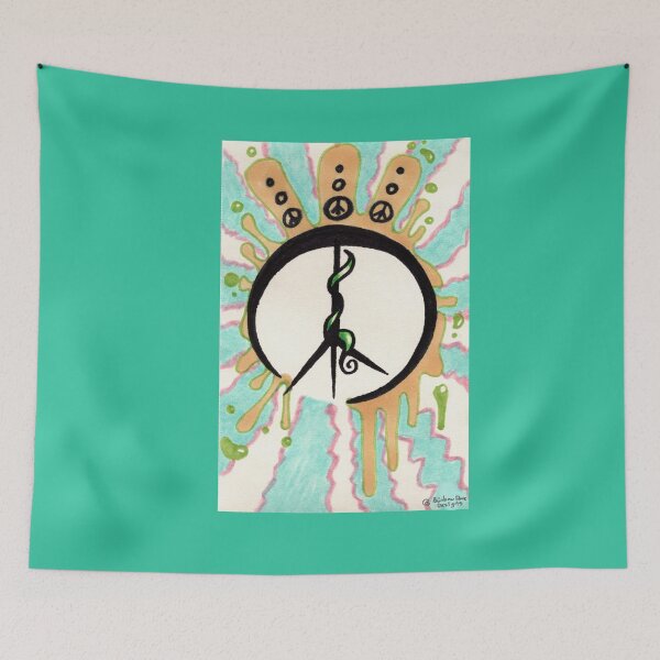 Item preview, Peace Sign No. 1 - Pastel and UV Reactive designed and sold by RainbowDoveShop.