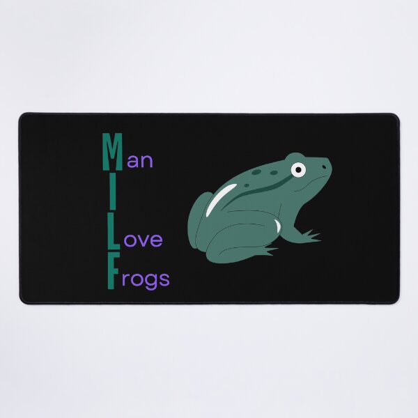 Item preview, Man I Love Frogs designed and sold by Mushroom Patch Designs.