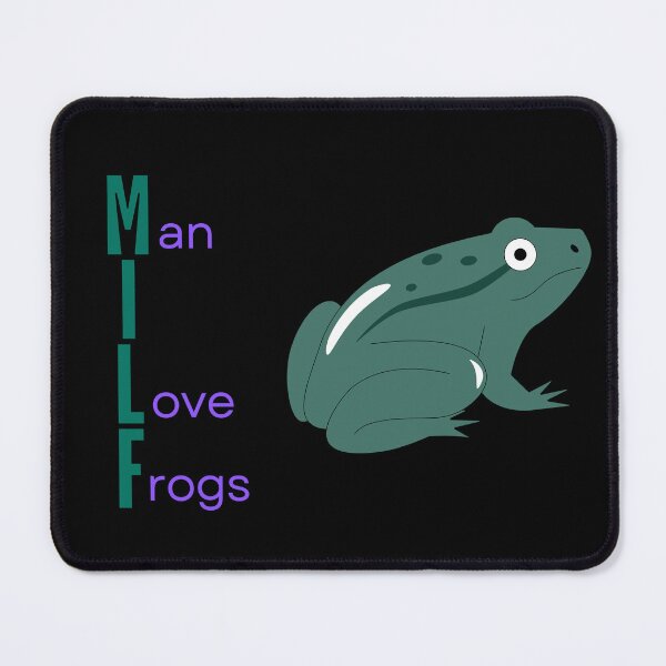Item preview, Man I Love Frogs designed and sold by Mushroom Patch Designs.