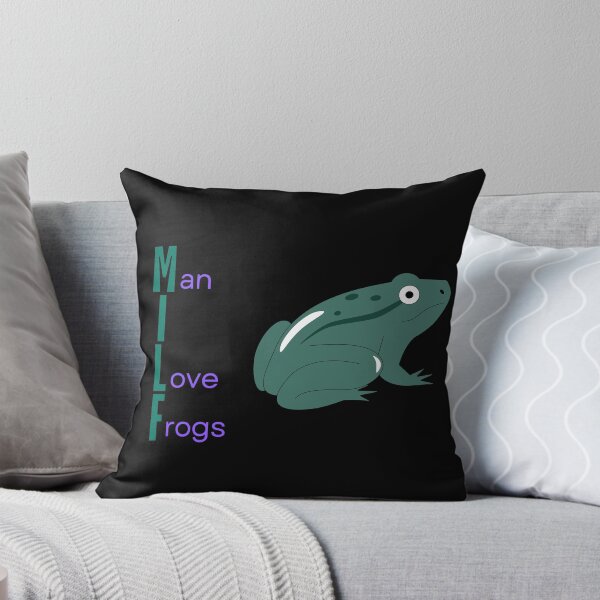 Item preview, Man I Love Frogs designed and sold by Mushroom Patch Designs.