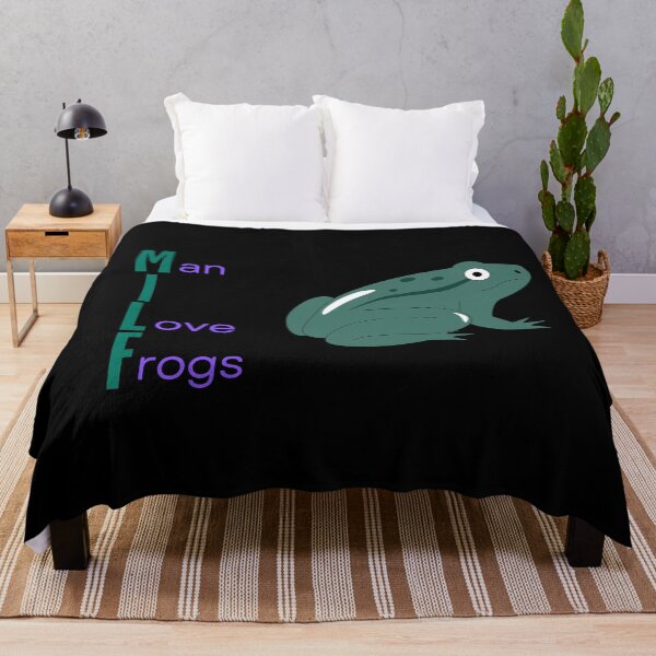 Item preview, Man I Love Frogs designed and sold by Mushroom Patch Designs.