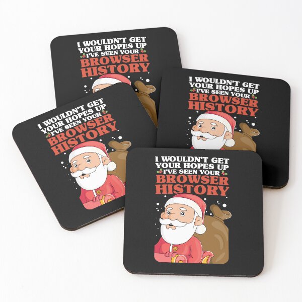 Item preview, Browser history - funny Christmas Santa  designed and sold by messy-nessie.