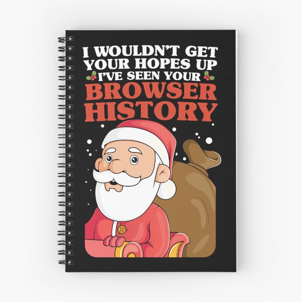 Item preview, Browser history - funny Christmas Santa  designed and sold by messy-nessie.