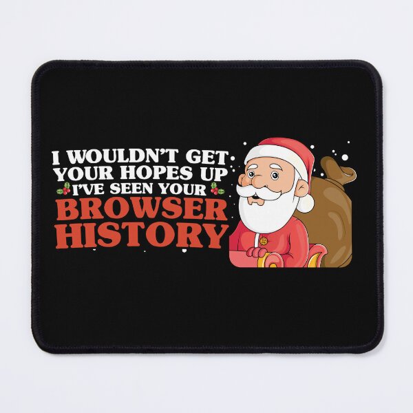 Item preview, Browser history - funny Christmas Santa  designed and sold by messy-nessie.
