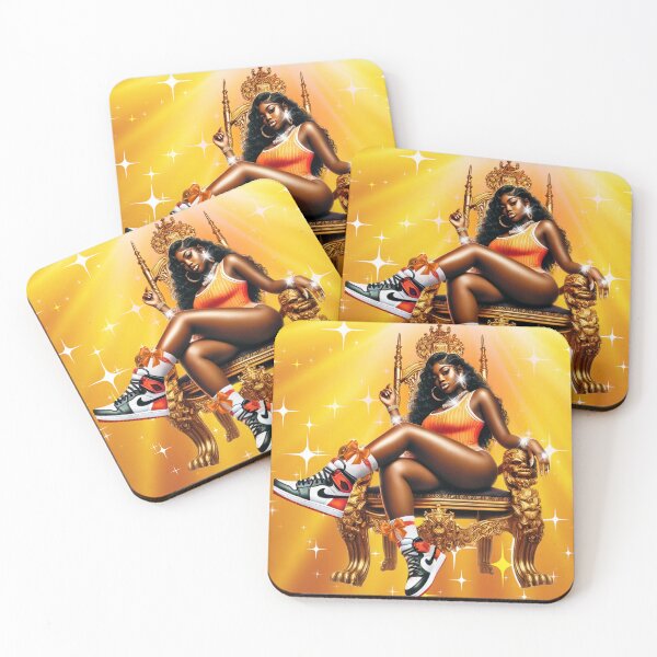 Item preview, Golden Glow Queen - Empowerment Artwork designed and sold by Puretrendsetter.