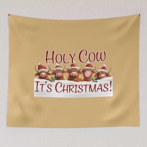 Item preview, Holy Cow it's Christmas! designed and sold by LovesLuLu.