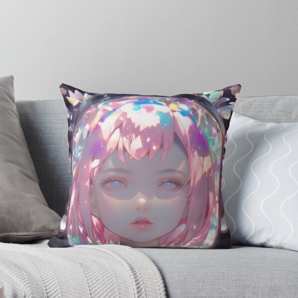 Item preview, Floral Space Astronaut Anime Girl designed and sold by bubblegoth.
