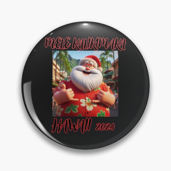 Item preview, Mele Kalikimaka Fat Santa Shaka Sign designed and sold by HumorMe808.