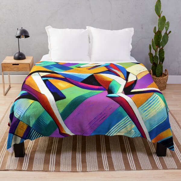 Item preview, Colorful Running Azawakh in Abstract Geometry designed and sold by ChrisButler.