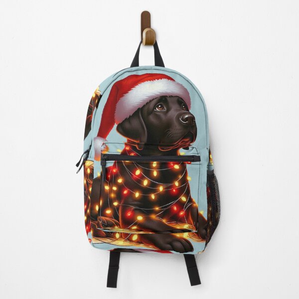 Item preview, Chocolate Labrador santa and Christmas Lighting designed and sold by Nanthanon.