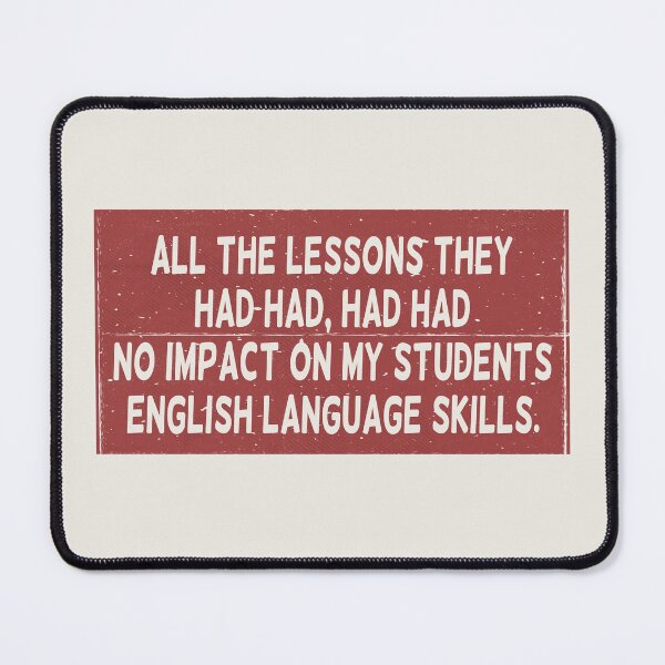 Item preview, Sentence structure funny English teacher designed and sold by piedaydesigns.