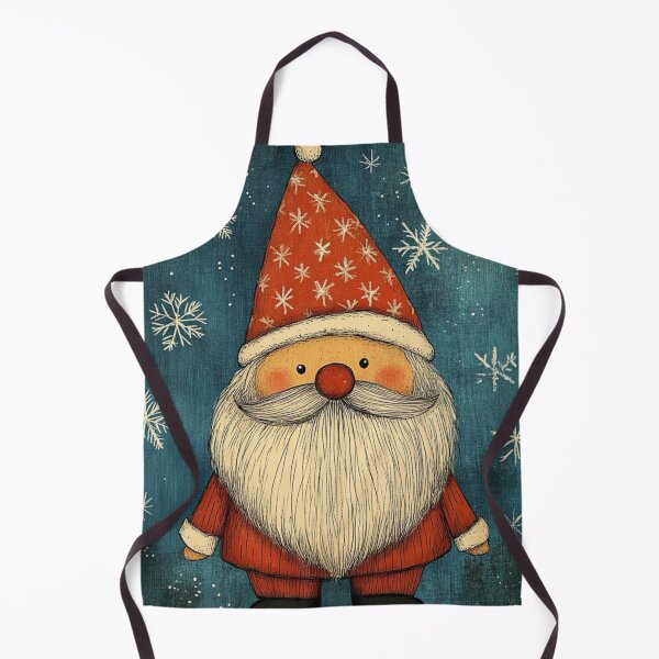 Item preview, Cute Christmas Nisse in art brut style designed and sold by EpicFoxArt.