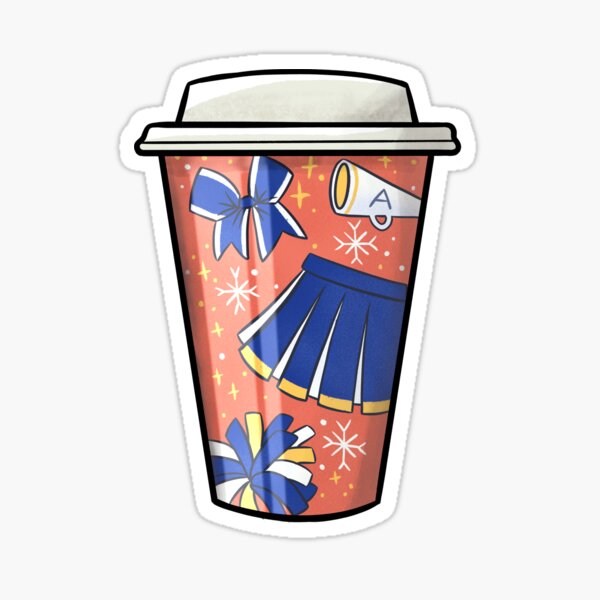 Cheerleading - Breuvage chaud festif Sticker