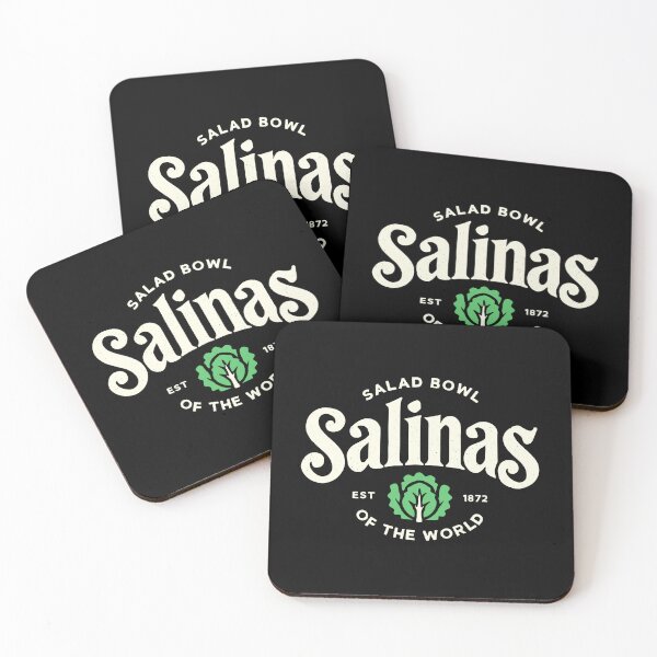 Item preview, SALINAS CALIFORNIA - Lettuce - Classic Old English Letters designed and sold by Darling DeDe.