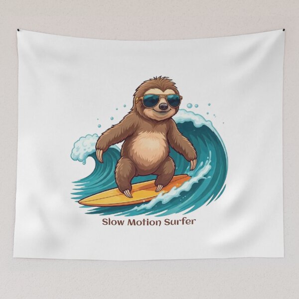 Item preview, Slow Motion Surfer designed and sold by likbatonboot.