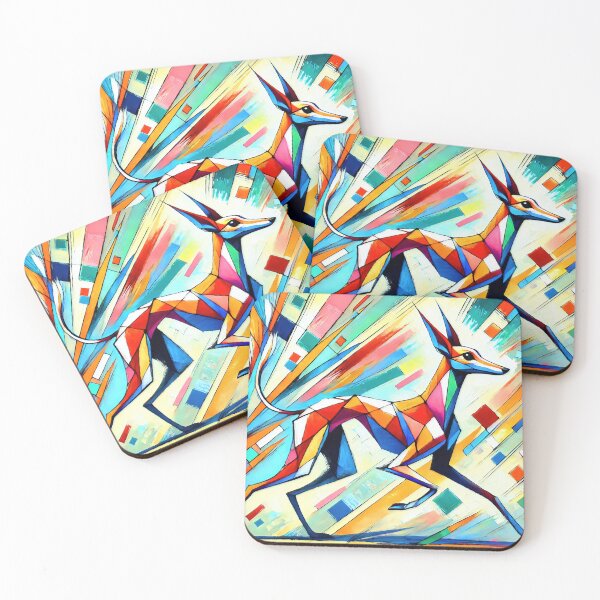 Item preview, Abstract Azawakh in Dynamic Colors designed and sold by ChrisButler.