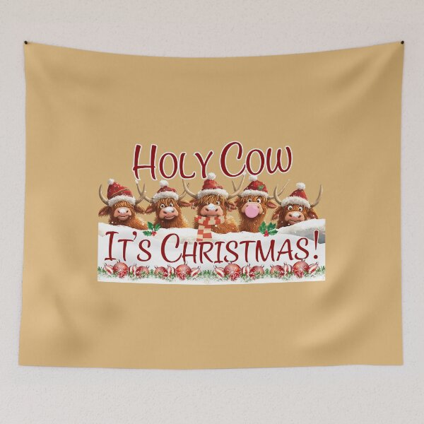 Item preview, Holy Cow it's Christmas! designed and sold by LovesLuLu.