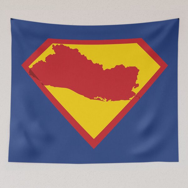 Item preview, SUPER El Salvador - Freedom Is The Superpower -  SUPERHERO design designed and sold by pelagio.
