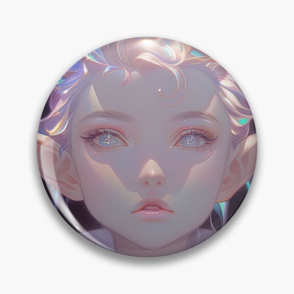 Item preview, Rainbow Slime Elf Anime Girl designed and sold by bubblegoth.