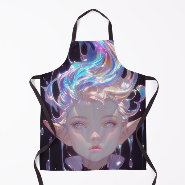 Item preview, Rainbow Slime Elf Anime Girl designed and sold by bubblegoth.