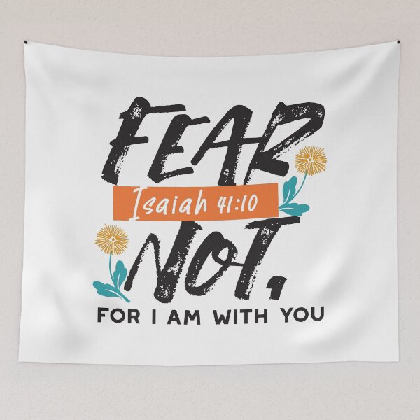 Item preview, Fear Not Isaiah Bible Verse Inspirational Design designed and sold by FlinArt.