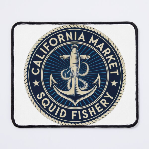 Item preview, California Market Squid designed and sold by NautikilDesigns.