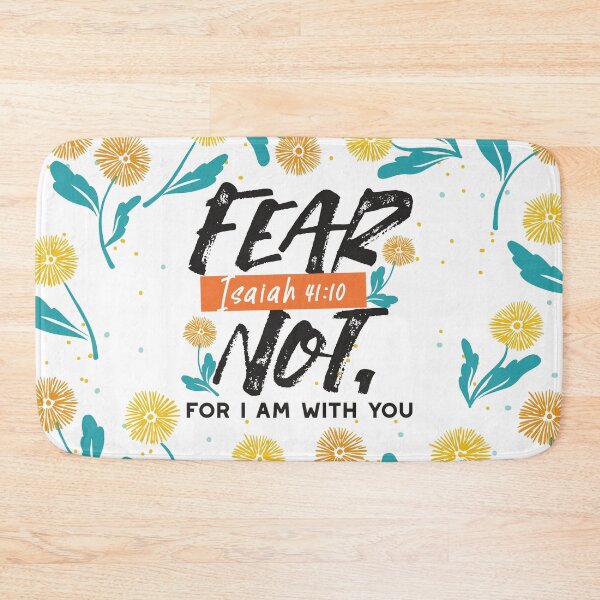 Item preview, Fear Not Isaiah Bible Verse Inspirational Design designed and sold by FlinArt.