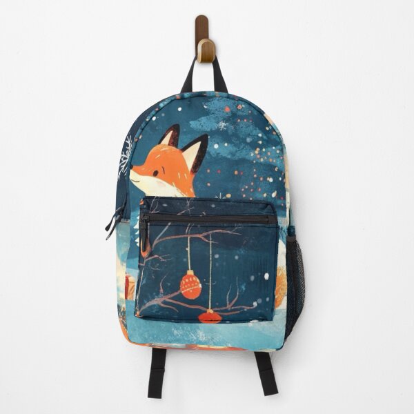 Item preview, Fox Cub Christmas scene  designed and sold by EpicFoxArt.