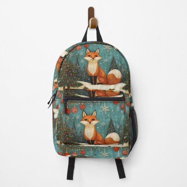 Item preview, Art brut Christmas fox designed and sold by EpicFoxArt.