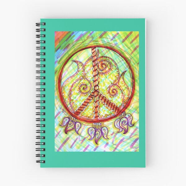 Item preview, Peace Sign No. 2 - Rainbow Pastel and UV Reactive designed and sold by RainbowDoveShop.