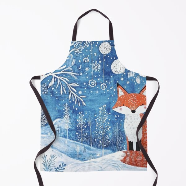 Item preview, Art brut Christmas fox 2 designed and sold by EpicFoxArt.