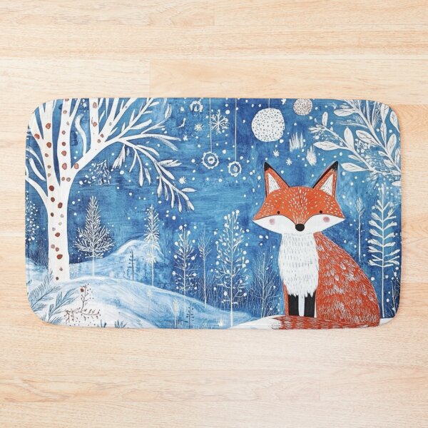 Item preview, Art brut Christmas fox 2 designed and sold by EpicFoxArt.