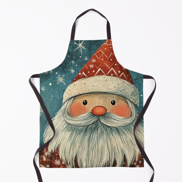 Item preview, Art brut style Santa Claus designed and sold by EpicFoxArt.