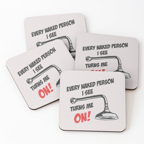 Item preview, Shower Head Showerhead Naked Person Bathroom Nude Funny WC Quote #812 designed and sold by TheAplus.