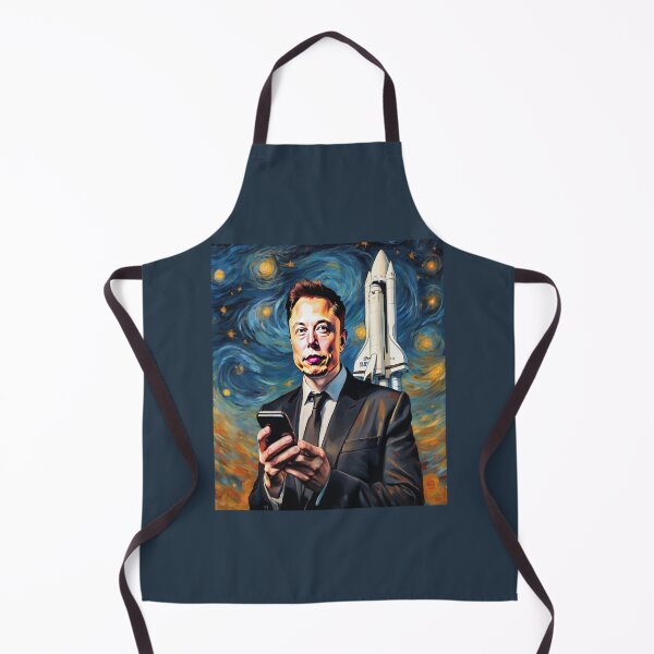 Item preview, "Futuristic Vision: Elon Musk with Tesla Phone" designed and sold by Artisticanvas.