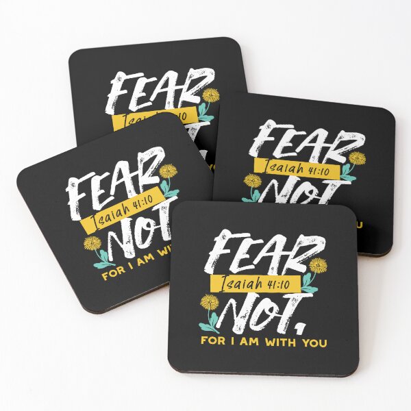 Item preview, Isaiah 41:10 - Fear Not Inspirational Bible Verse Design designed and sold by FlinArt.