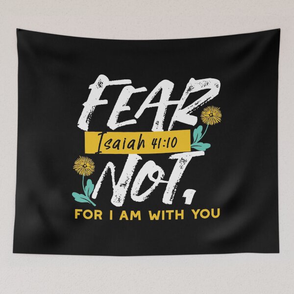 Item preview, Isaiah 41:10 - Fear Not Inspirational Bible Verse Design designed and sold by FlinArt.