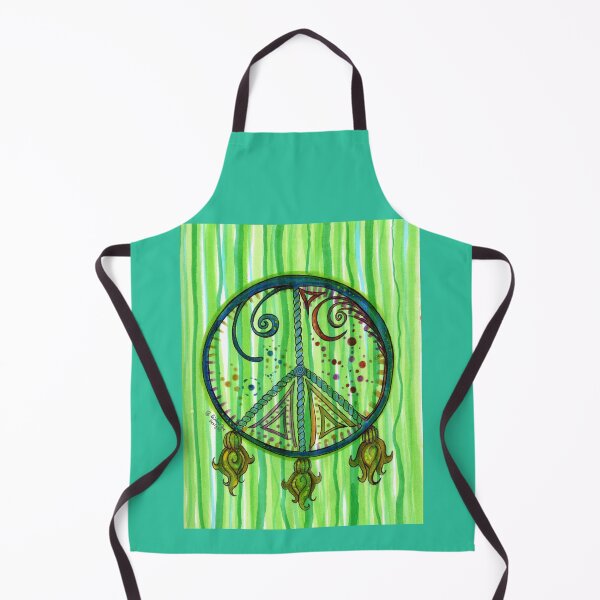 Item preview, Peace Sign No. 3 - Pastel Green and UV Reactive designed and sold by RainbowDoveShop.