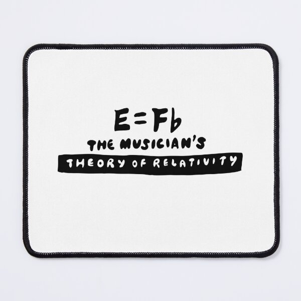 Item preview, Funny Musician Joke Theory of Relativity Nerdy Melody E Equals F Flat  designed and sold by FociCreate.
