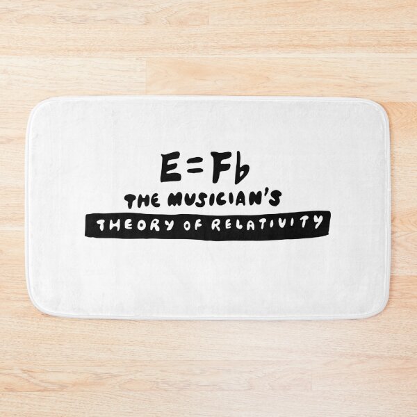 Item preview, Funny Musician Joke Theory of Relativity Nerdy Melody E Equals F Flat  designed and sold by FociCreate.