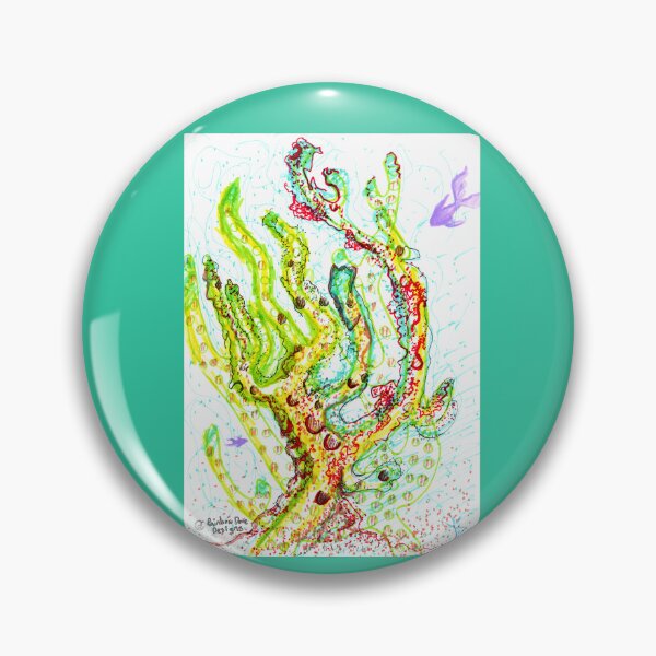 Item preview, Beautiful Nautical Series - Beauty of the Sea : Surreal Neon Rainbow Coral No. 1 ( aka Sea Trees) designed and sold by RainbowDoveShop.