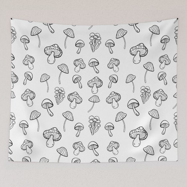 Item preview, mushroom pattern designed and sold by broadwaygirl142.