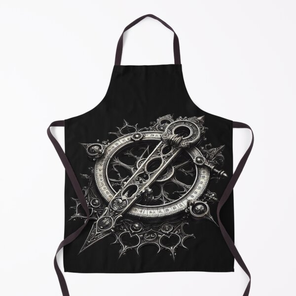 Item preview, Gothic-Inspired Sextant with Polished Metallic Finish designed and sold by uberjoe.