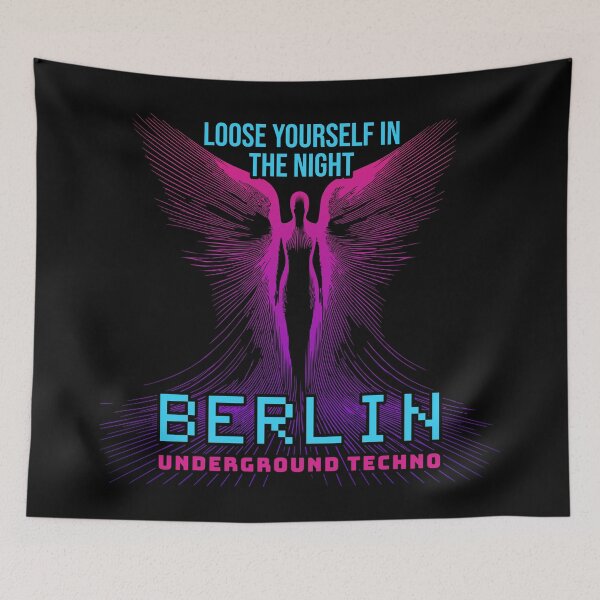 Item preview, Berlin Underground Techno Music DJ Life designed and sold by Urban-Alien.