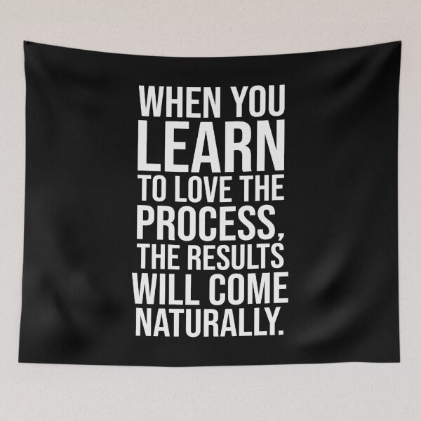 Item preview, Love The Process - Success Hustle Gym Motivational designed and sold by chantastical.