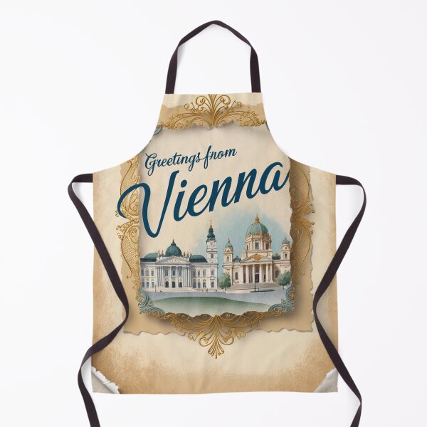 Item preview, Greetings from Vienna Vintage Travel Retro Postcard Design designed and sold by TravelPostcardGems.