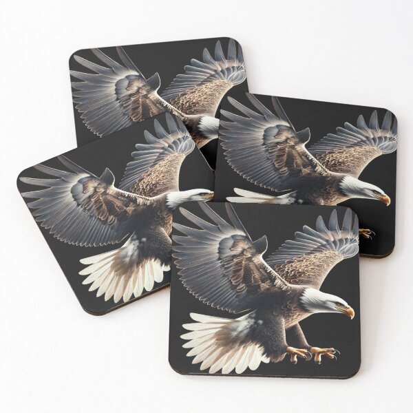 Item preview, Majestic Bald Eagle in Flight - Perfect Frame Capture designed and sold by uberjoe.